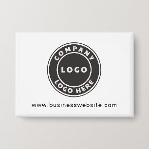 Eenvoudige Zakelijke Logo en Website Aanpassing Button