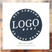Eenvoudige Zakelijke Logo en Website Minimalistisc Raamsticker (Vel 2)