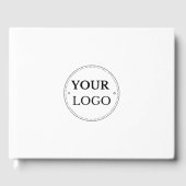 Eenvoudige zakelijke Logo Gastenboek (Voorkant)