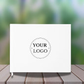 Eenvoudige zakelijke Logo Gastenboek