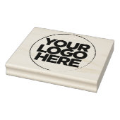 Eenvoudige Zakelijke Logo Houten groot Rubberstempel (Stempel)