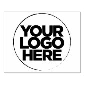 Eenvoudige Zakelijke Logo Houten groot Rubberstempel (Afrduk)