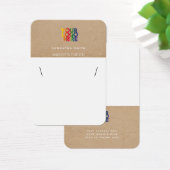 Eenvoudige zakelijke Logo Kraft-Ketting Visitekaartje (Bureau)
