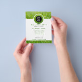 Eenvoudige zakelijke Logo landschapsarchitectuur v Flyer (Hand)