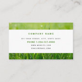 Eenvoudige zakelijke Logo landschapsarchitectuur v Visitekaartje (Achterkant)