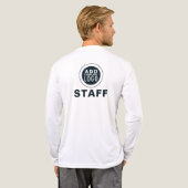 Eenvoudige Zakelijke Logo Medewerkers Aangepast Tri-Blend Shirt (Achterkant)