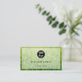 Eenvoudige zakelijke Logo met geavanceerde minimal Visitekaartje (Staand voorkant)