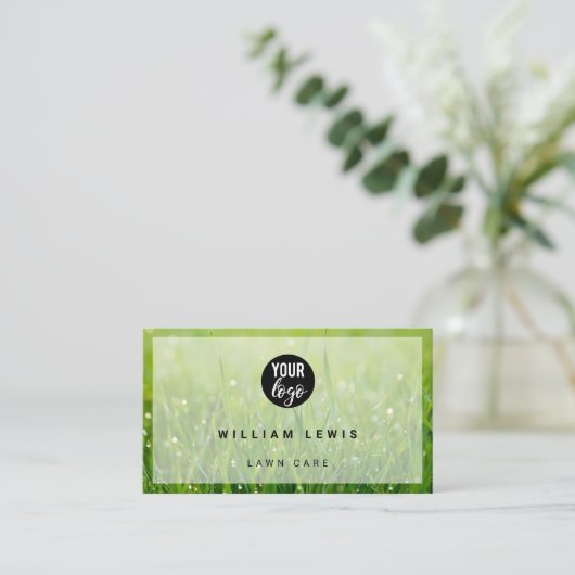 Eenvoudige zakelijke Logo met geavanceerde minimal Visitekaartje (Staand voorkant)