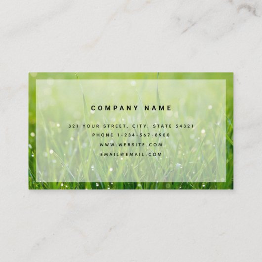 Eenvoudige zakelijke Logo met geavanceerde minimal Visitekaartje (Achterkant)