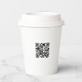 Eenvoudige zakelijke logo Moderne professionele Papieren Bekers (Achterkant)