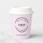 Eenvoudige zakelijke logo Moderne professionele Ro Papieren Bekers (Voorkant)