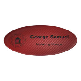 Eenvoudige zakelijke Logo | Naam | Aanwijzing Naambadge