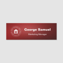 Eenvoudige zakelijke Logo | Naam | Aanwijzing Naamplaatje