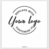 Eenvoudige Zakelijke Logo Promotie Sticker (Vel)