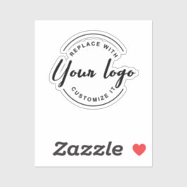 Eenvoudige zakelijke Logo promotievat Sticker