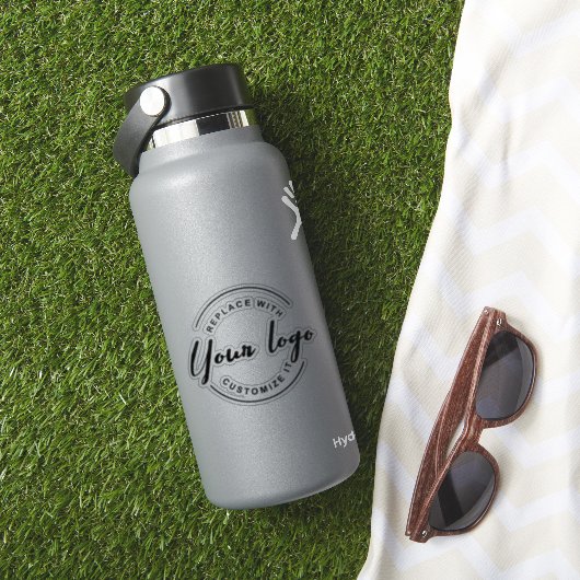 Eenvoudige zakelijke Logo promotievat Sticker (HydroFlask Insitu)