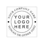 Eenvoudige zakelijke Logo Rubberstempel (Afrduk)