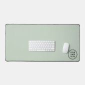 Eenvoudige zakelijke Logo Sage Green Bureaumat (Keyboard & Muis)