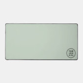 Eenvoudige zakelijke Logo Sage Green Bureaumat (Voorkant)