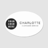 Eenvoudige Zakelijke Logo Service Professioneel Aa Naamplaatje (Voorkant)