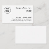 Eenvoudige zakelijke Logo Sjabloon Visitekaartje (Voorkant / Achterkant)