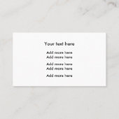 Eenvoudige zakelijke Logo-Sjabloon Visitekaartje (Achterkant)