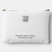 Eenvoudige Zakelijke Logo & Tekst Promotie Wit Etui (Voorkant)