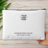 Eenvoudige Zakelijke Logo & Tekst Promotie Wit Etui