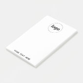 Eenvoudige zakelijke Logo-tekstpromotie Post-it® Notes (Schuin)