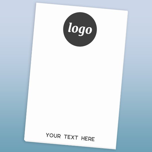 Eenvoudige zakelijke Logo-tekstpromotie Post-it® Notes