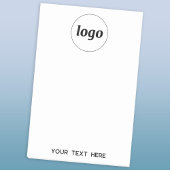 Eenvoudige zakelijke Logo-tekstpromotie Post-it® Notes