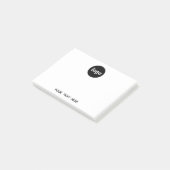 Eenvoudige zakelijke Logo-tekstpromotie Post-it® Notes (Schuin)