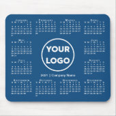 Eenvoudige zakelijke Logo voor 2021 voor de agenda Muismat (Voorkant)