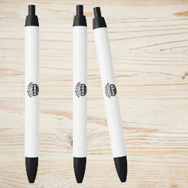 Eenvoudige zakelijke logo voor speciale acties blauwe inkt pen