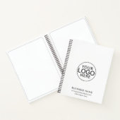 Eenvoudige Zakelijke Logo Website Promotie Aangepa Notitieboek (Binnen)