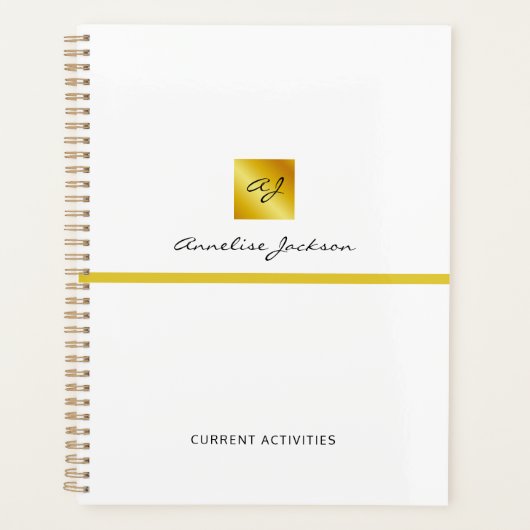 Eenvoudige Zakelijke Positionering Bedrijven Planner (Voorkant)