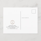 Eenvoudige zakelijke Prettige feestdagen Briefkaart (Achterkant)