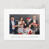 Eenvoudige zakelijke Prettige feestdagen Briefkaart (Voorkant)