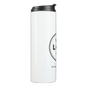 Eenvoudige zakelijke promotie voor Logo Thermosbeker (Gedraaid links)