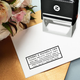 Eenvoudige zakelijke retouradres zelfinkende stemp  zelfinktende stempel