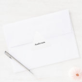 Eenvoudige Zakelijke Sticker 1,5 inch (Envelop)