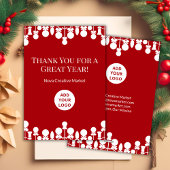 Eenvoudige zakelijke vakantie Kaart | Aangepaste n