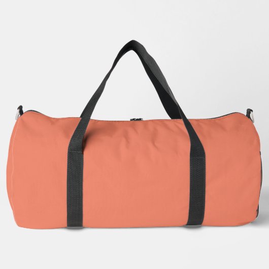 Eenvoudige Zalm Grote Duffel Tas Gedrukt D.Bags (Voorkant)