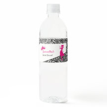 Eenvoudige Zebra met roze Details Vrijgezellenfees