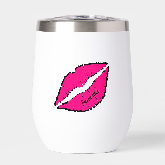 Eenvoudige Zebra met roze lippen gepersonaliseerd (Voorkant)