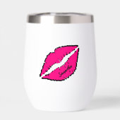 Eenvoudige Zebra met roze lippen gepersonaliseerd (Achterkant)