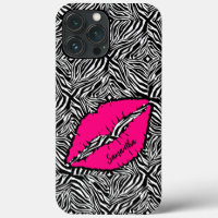 Eenvoudige Zebra met roze lippen gepersonaliseerd