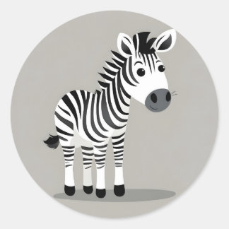 Eenvoudige Zebra Sticker