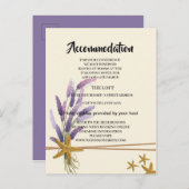  Eenvoudige zeester Accommodatie kaart (Voorkant / Achterkant)