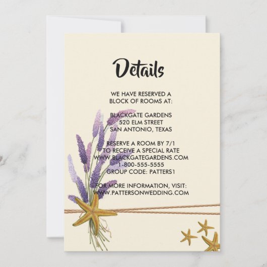  Eenvoudige zeester Behuizing Kaart (Voorkant)